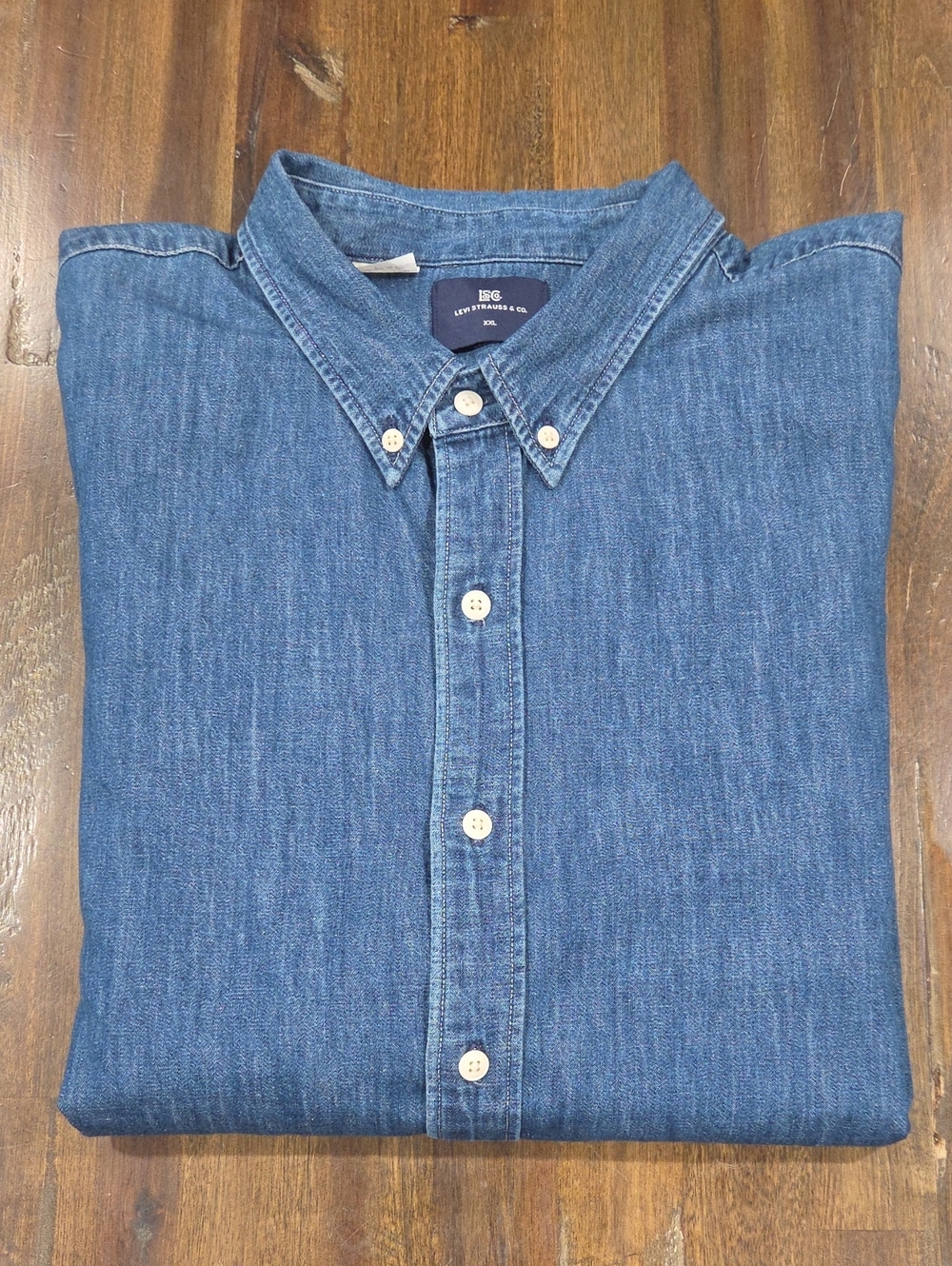 Levi's Blue Tab Japanese Cotton Button Down Shirt.